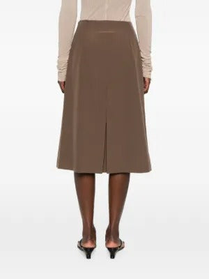 Maison margiela wrap-design midi skirt-MM6-Verso