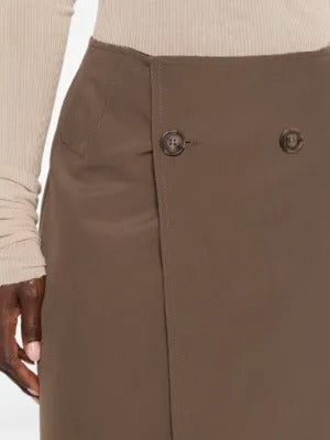 Maison margiela wrap-design midi skirt-MM6-Verso