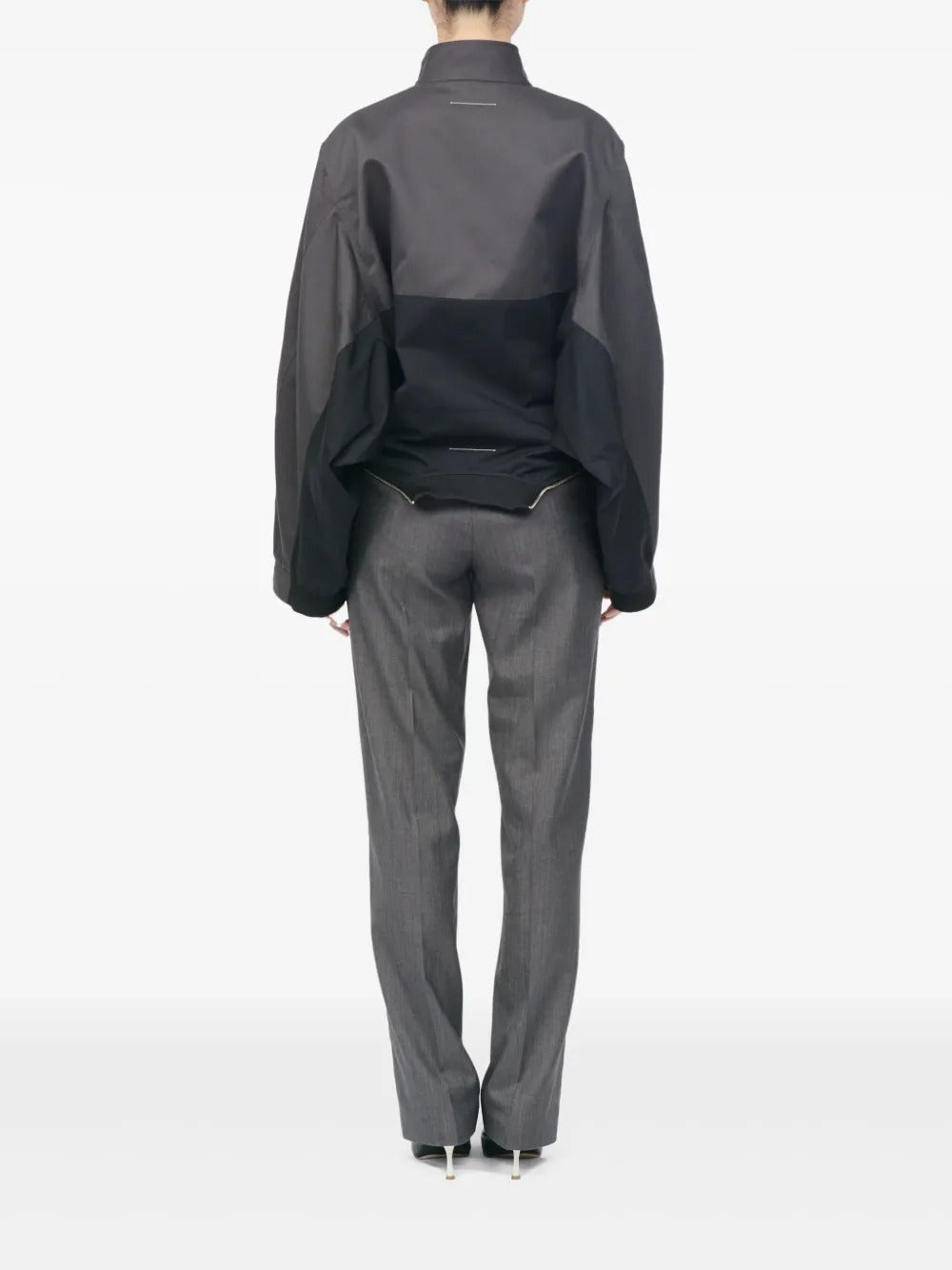 Maison Margiela Zip Colour-block Jacket-MM6-Verso