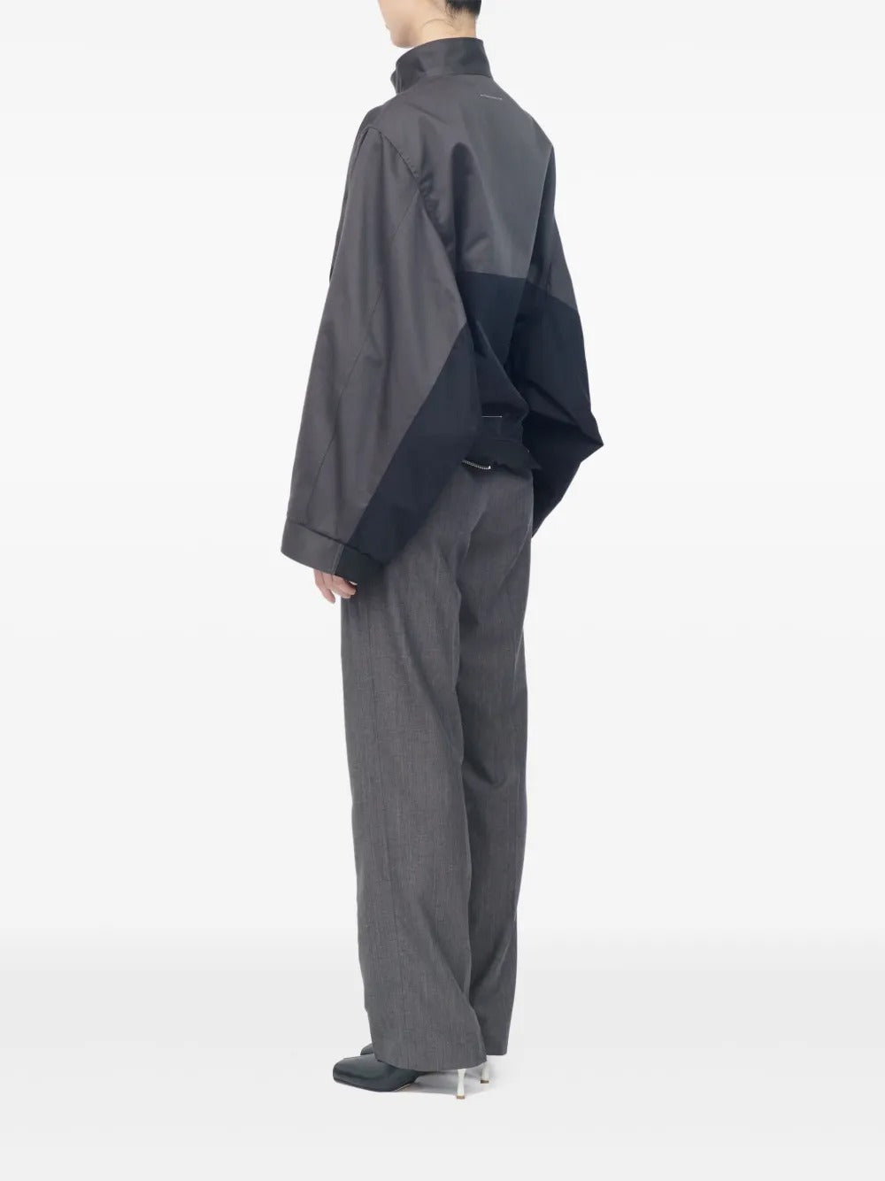 Maison Margiela Zip Colour-block Jacket-MM6-Verso