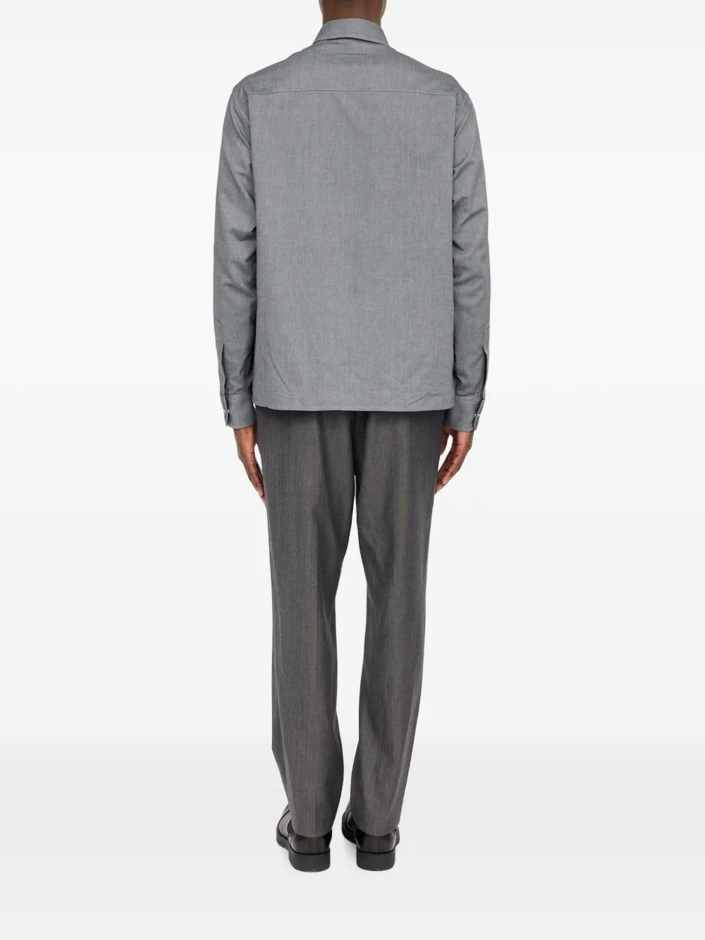 Maison margiela zip-fastening numeric signature shirt-MM6-Verso