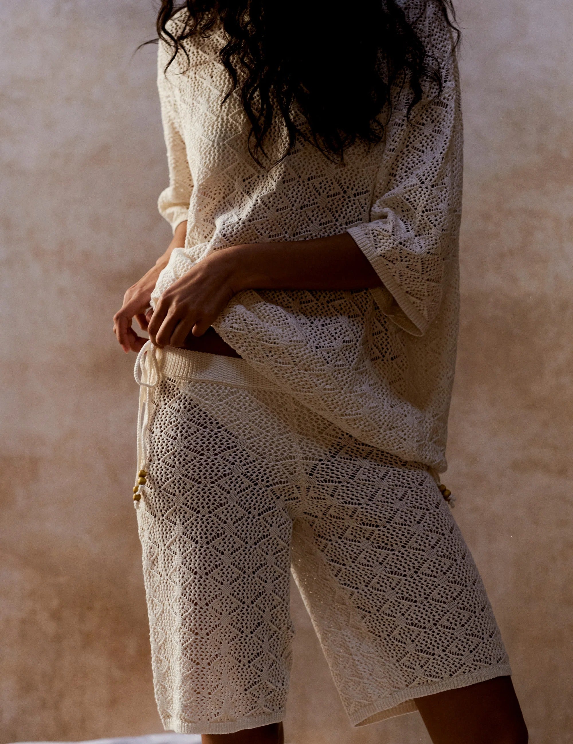 Maldive board shorts cream-THE GARMENT-Verso