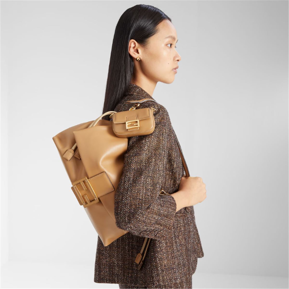 mamma baguette large-FENDI-Verso