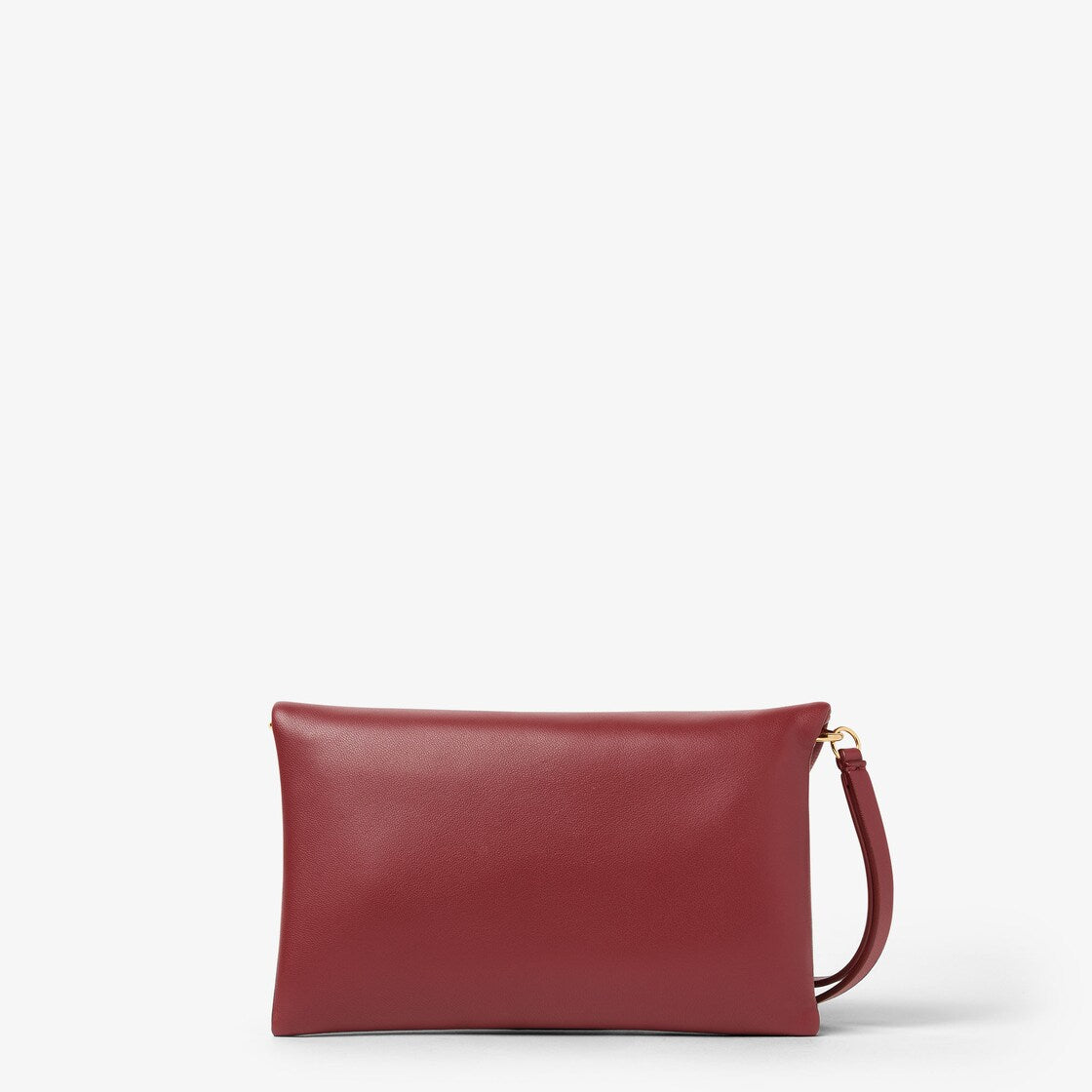 Mamma baguette leather clutch bag-FENDI-Verso