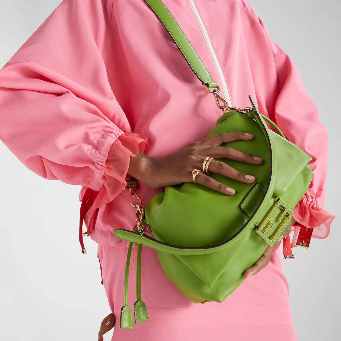 Mamma baguette medium-FENDI-Verso