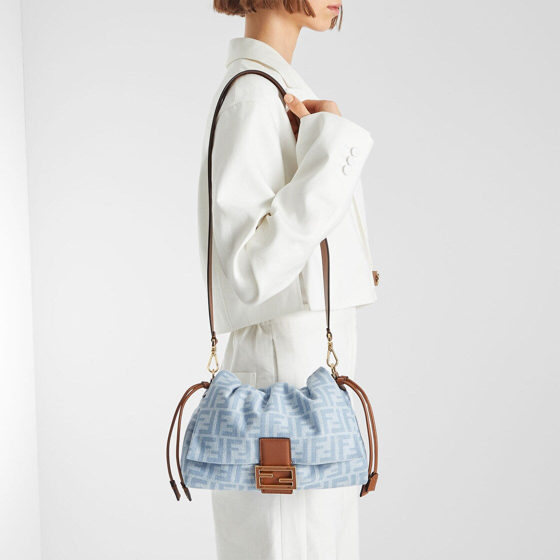 Mamma baguette medium-FENDI-Verso