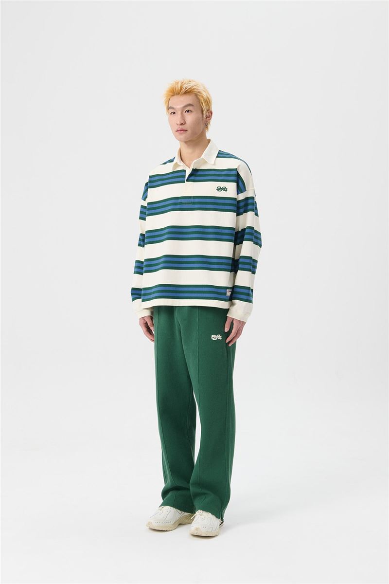 marine stripe ls rugby polo-SUMMER GAMES-Verso