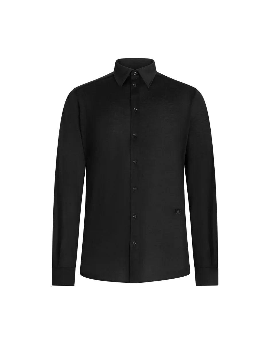 Martini shirt in melange jersey-DOLCE&GABBANA-308987-39-Verso