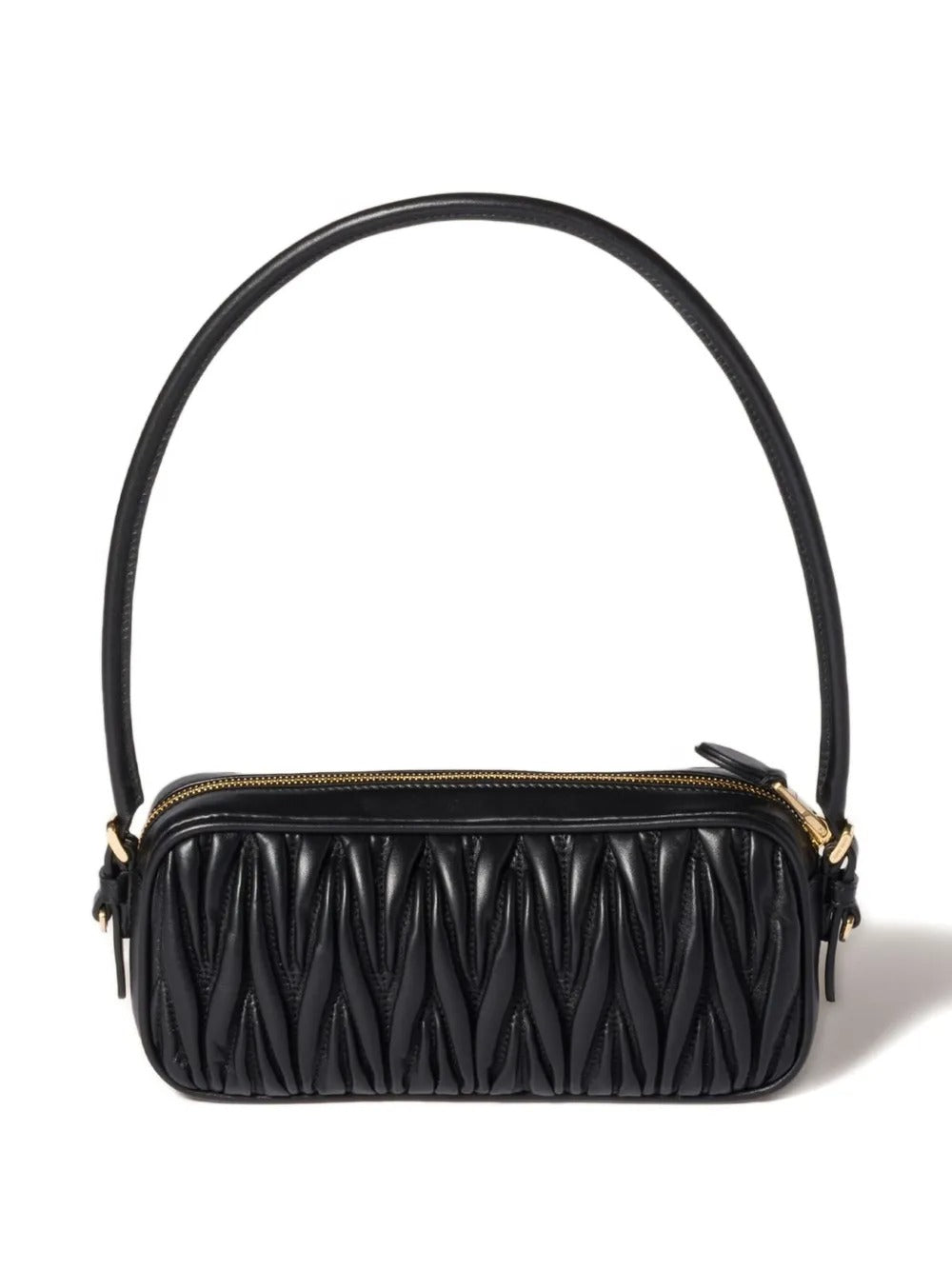 Matelassé Leather Mini Bag-MIU MIU-Verso