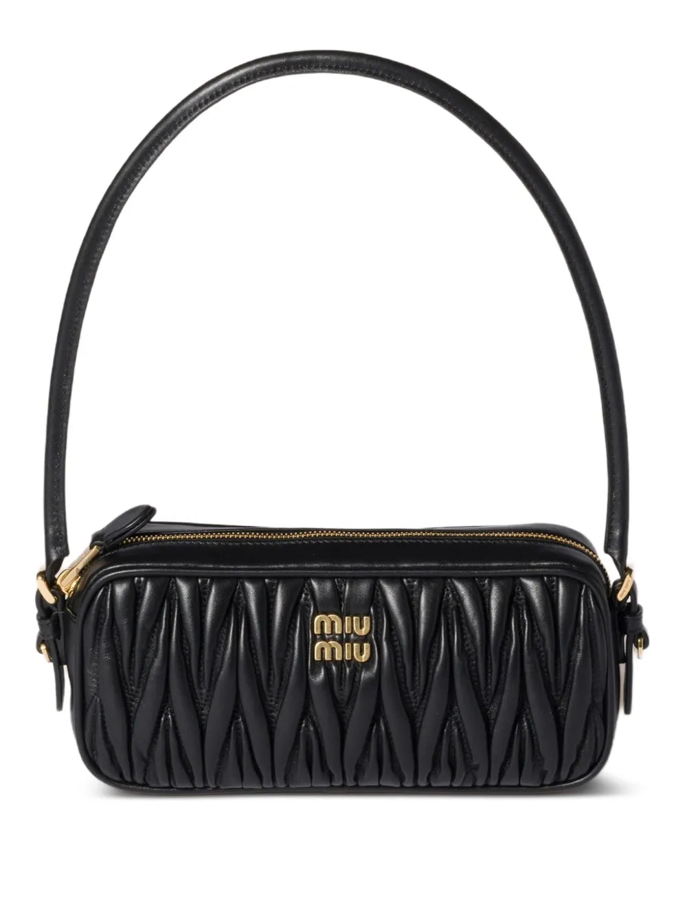 Matelassé leather mini bag-MIU MIU-Verso
