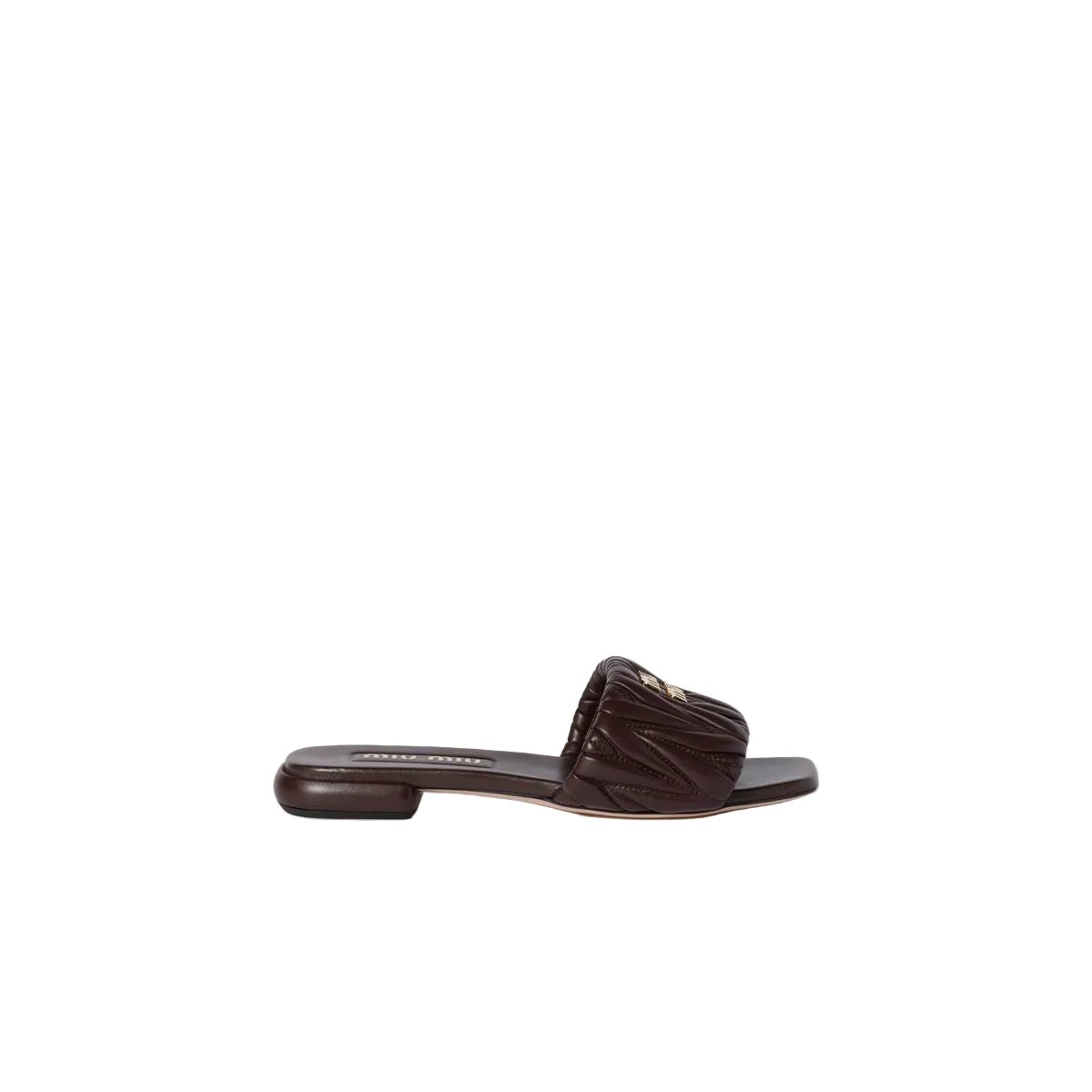 Matelassé nappa leather slides-MIU MIU-309382-36-Verso