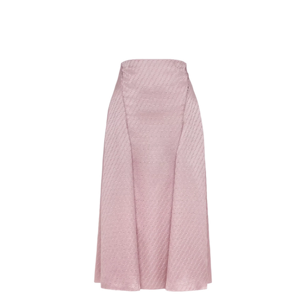スカート FENDI Skirt in pink FF silk mauve pink ff silk skirt