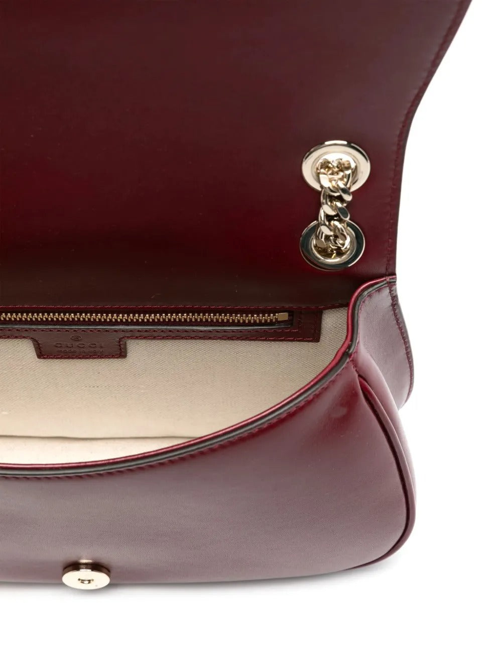 Medium Blonde Cross Body Bag-GUCCI-Verso