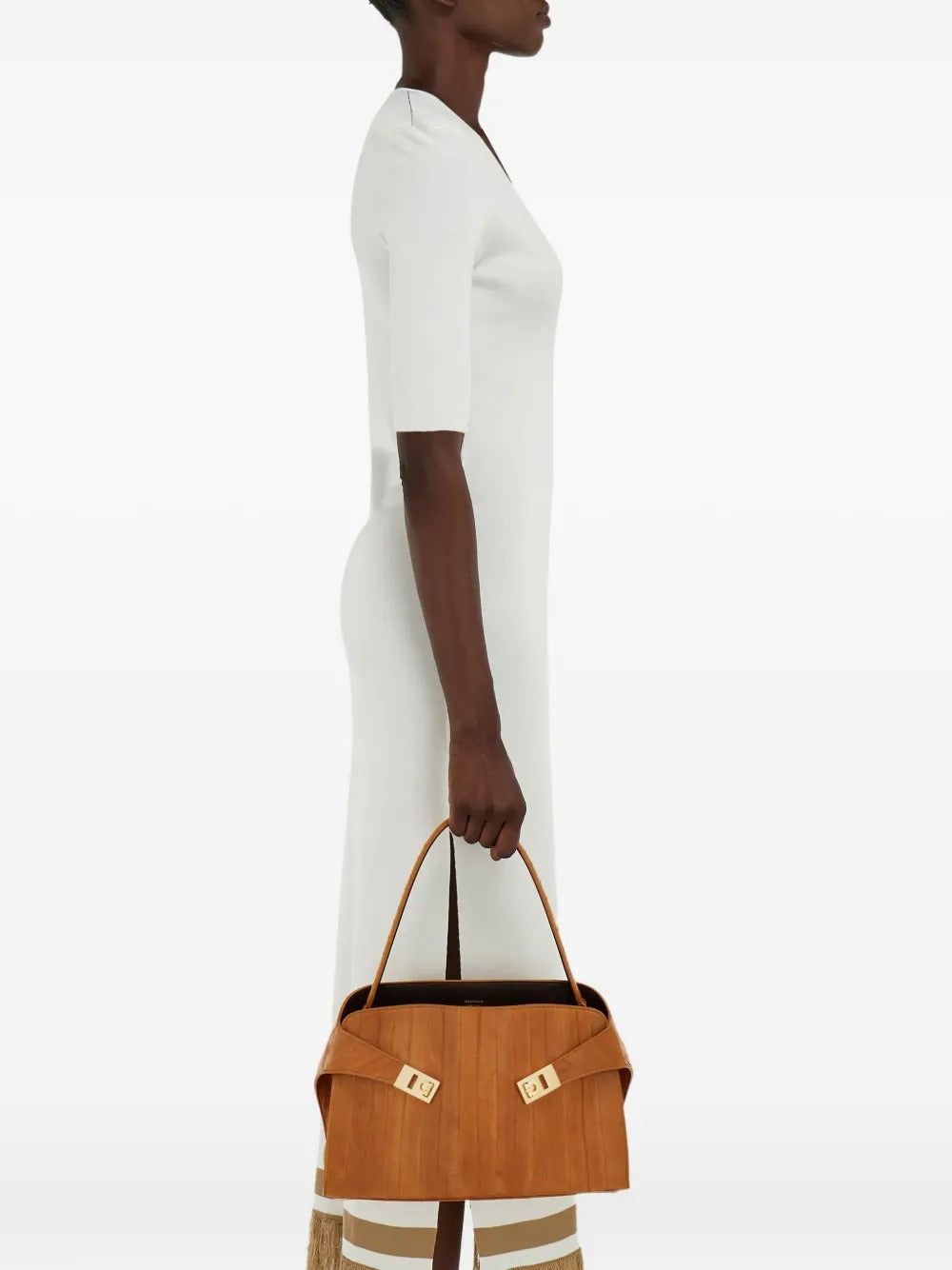 Medium hug top-handle shoulder bag-FERRAGAMO-Verso