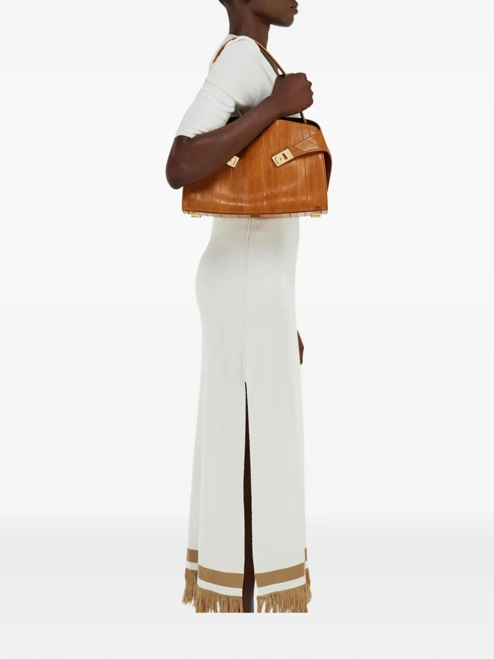 Medium hug top-handle shoulder bag-FERRAGAMO-Verso