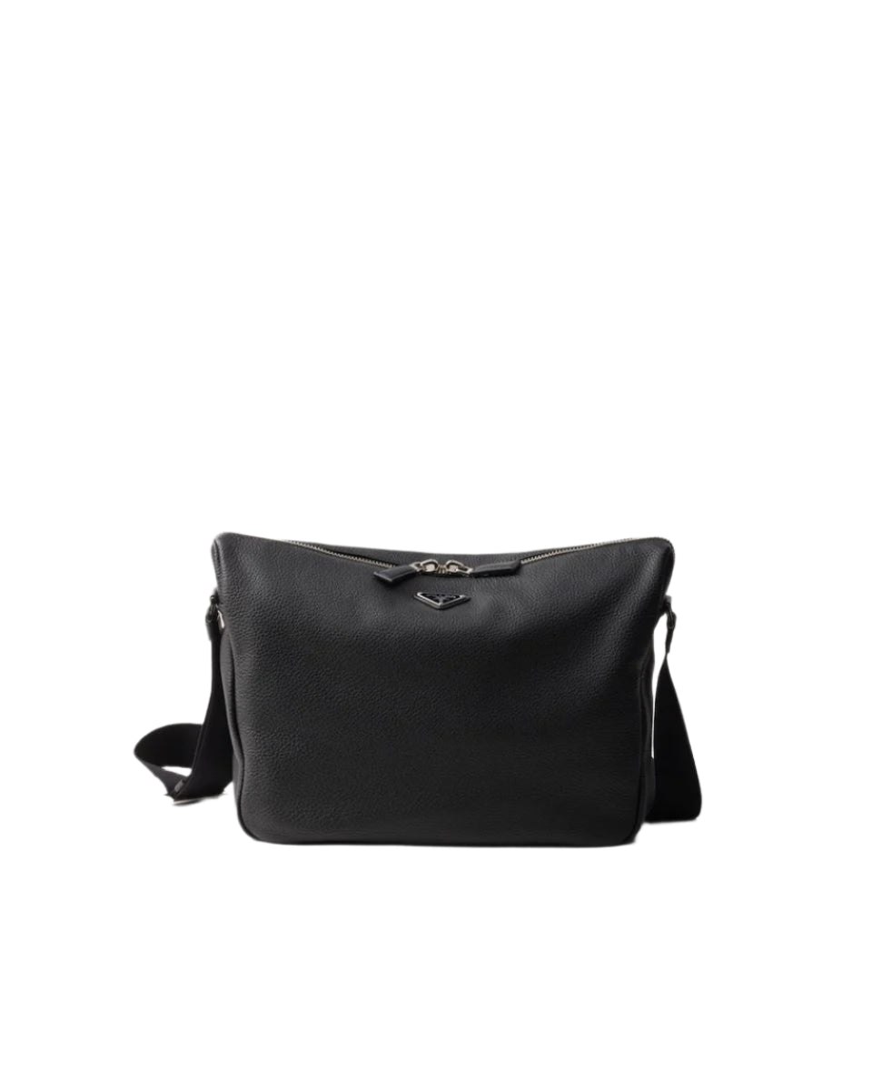 MEDIUM LEATHER SHOULDER BAG -  PRADA -  Verso