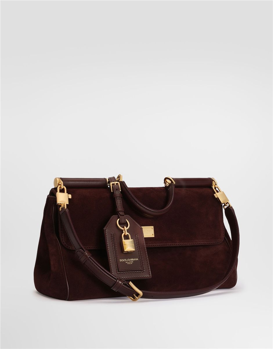 Medium my sicily handbag in split calfskin-DOLCE&GABBANA-Verso