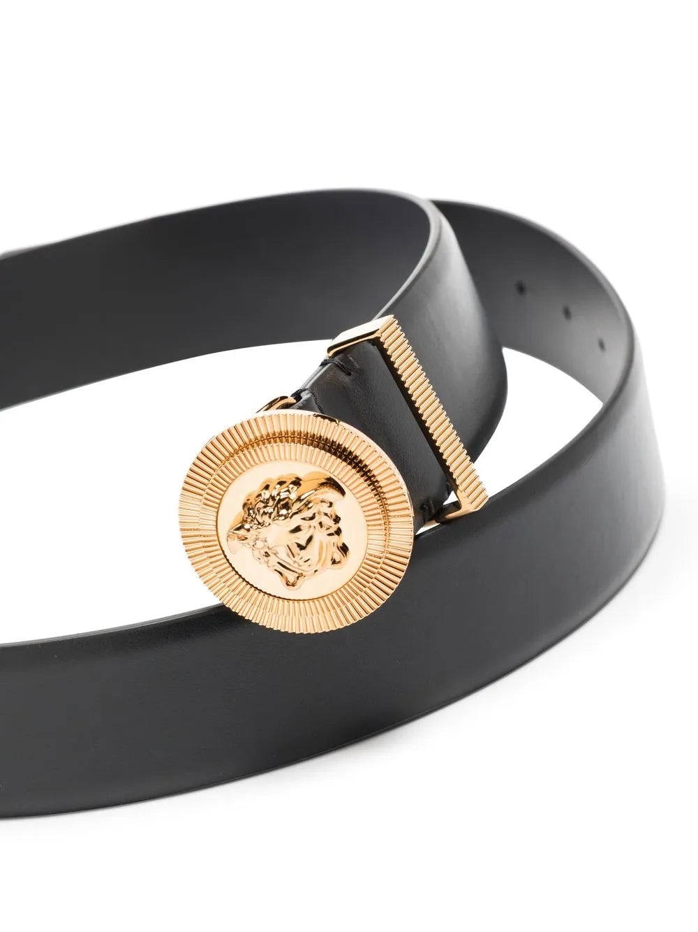 Medusa biggie leather belt-VERSACE-Verso