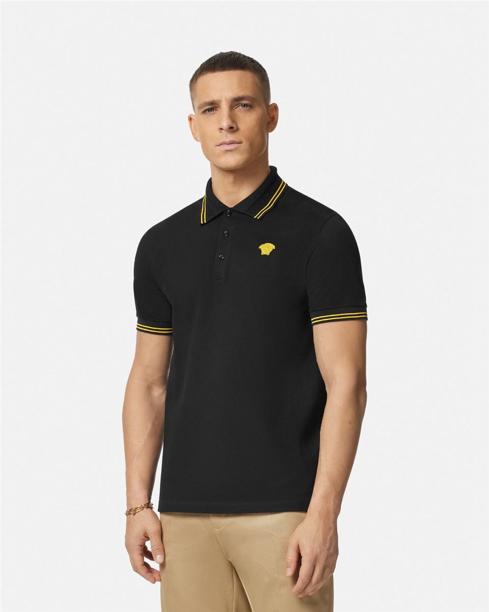 medusa polo shirt-VERSACE-Verso