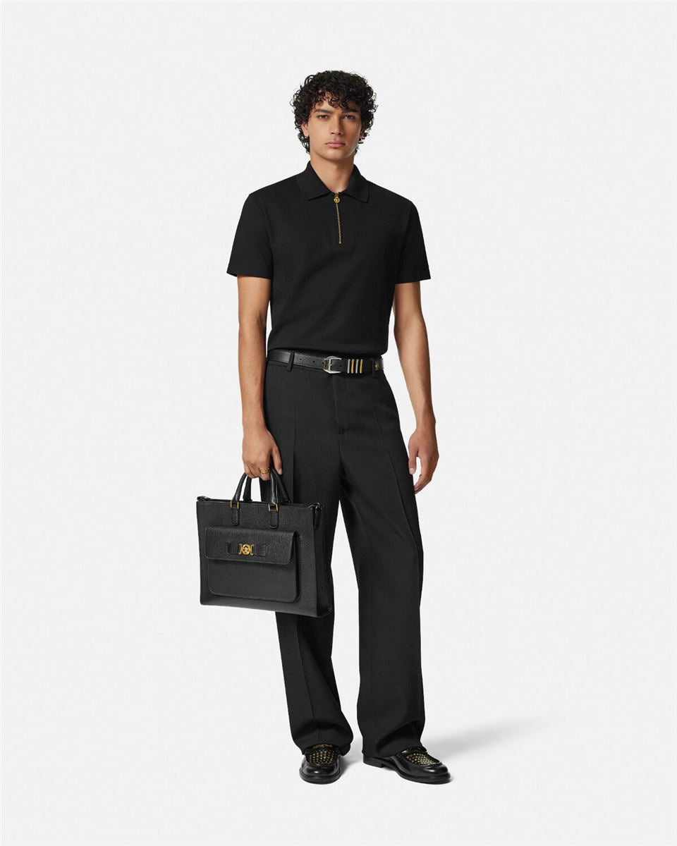 MEDUSA ZIP POLO -  VERSACE -  Verso