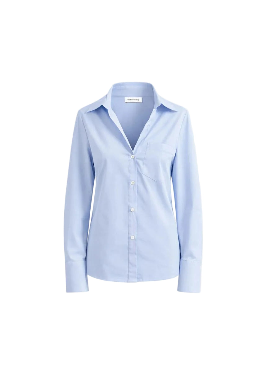 Mela fitted shirt-THE FRANKIE SHOP-312217-XS-Verso