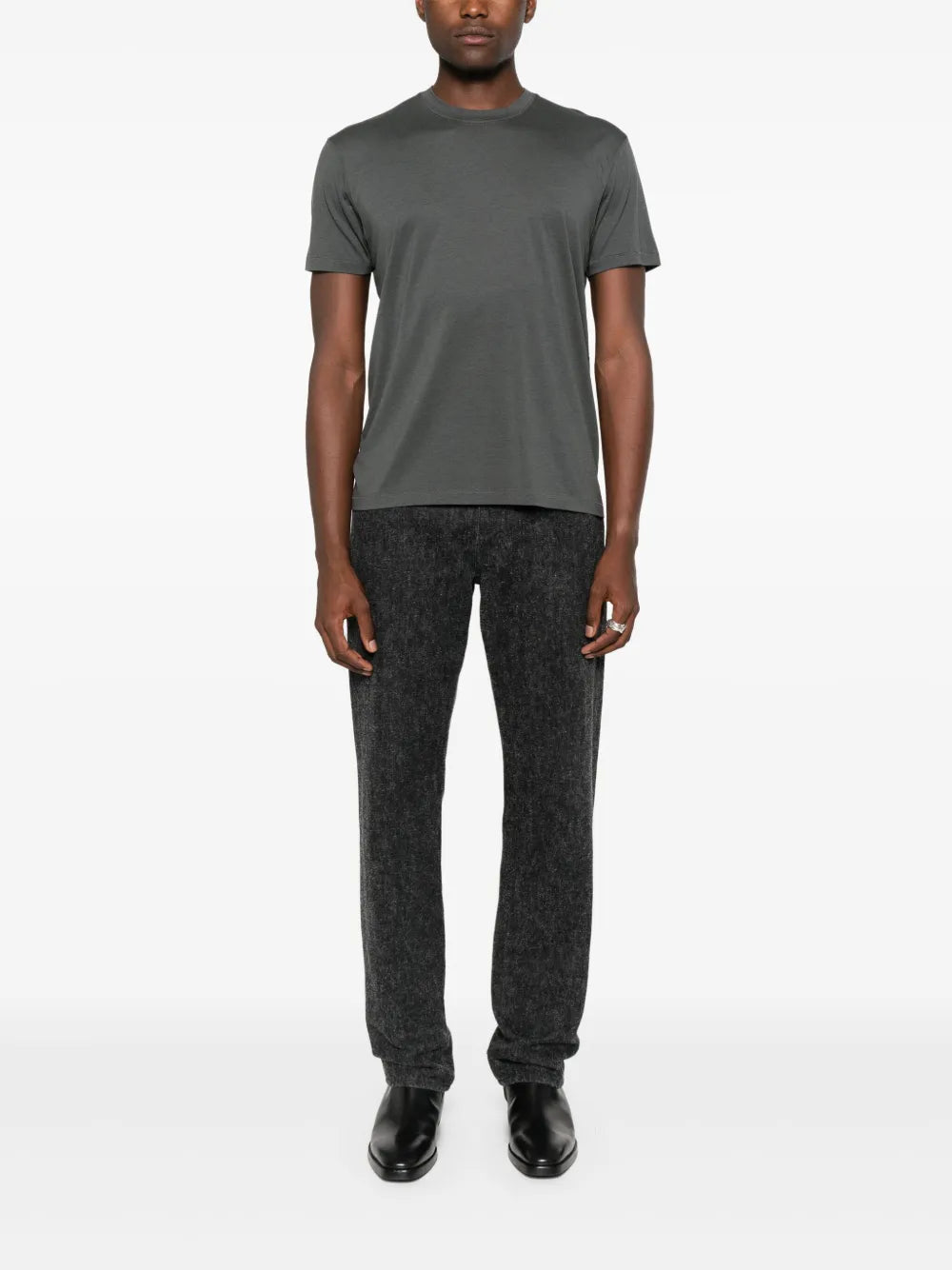 Mélange-effect t-shirt-TOM FORD-Verso