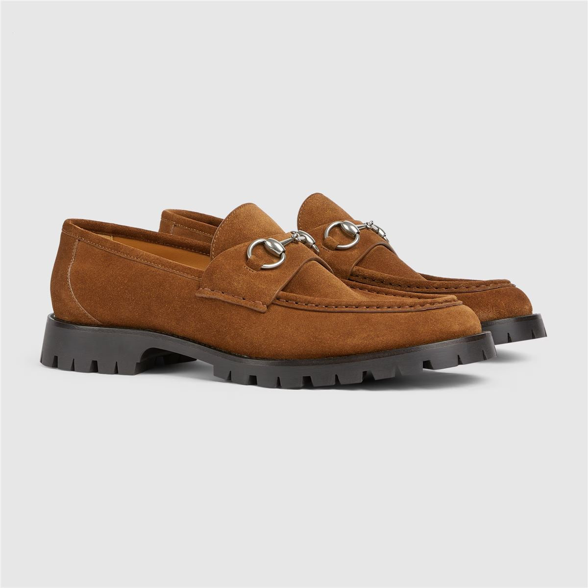 Men's Loafer with Horsebit-GUCCI-Verso