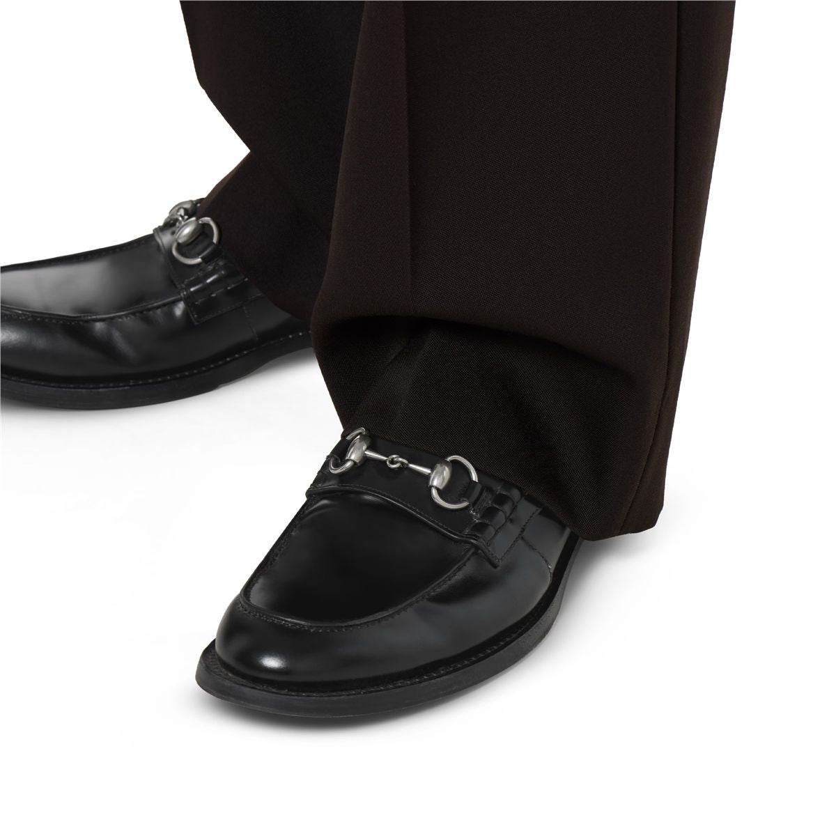 Men's loafer with horsebit-GUCCI-Verso