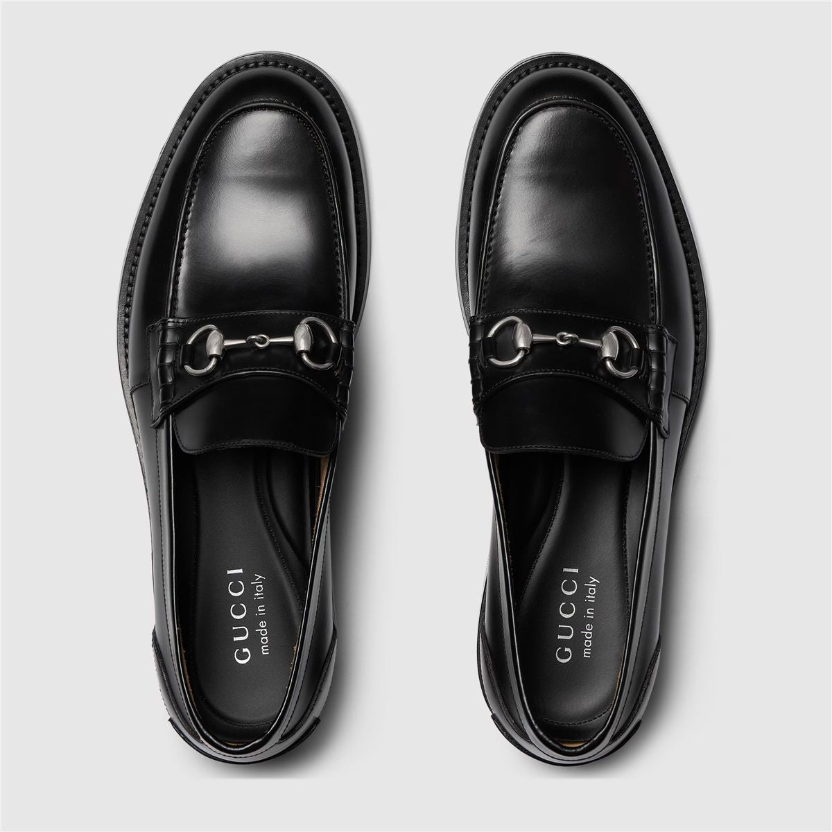 Men's loafer with horsebit-GUCCI-Verso
