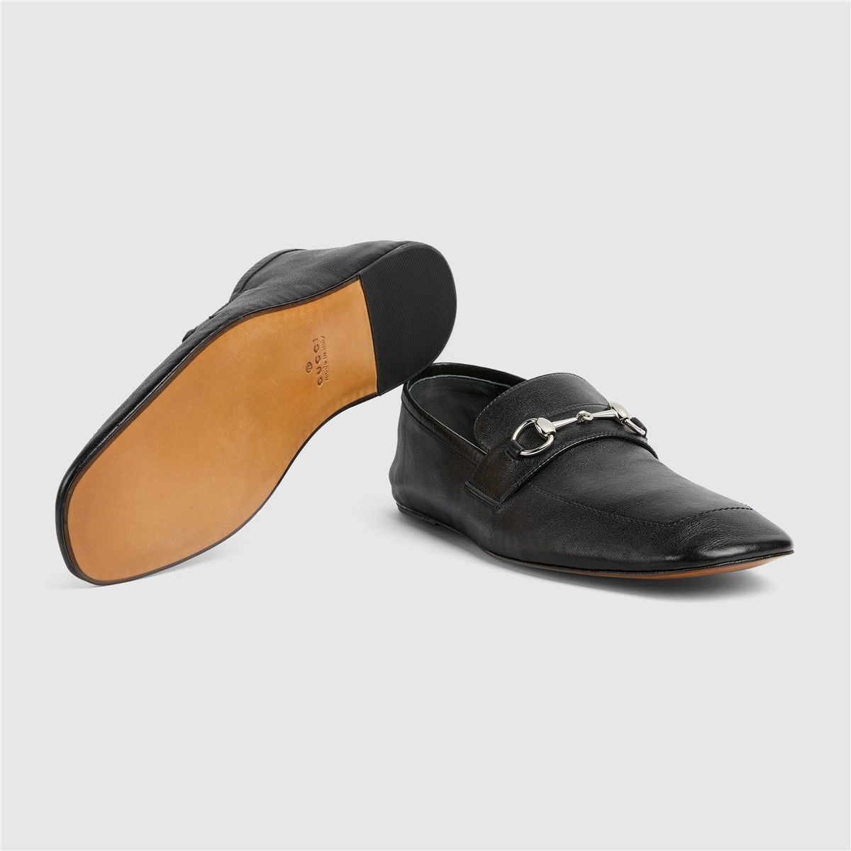 Men's loafer with horsebit-GUCCI-Verso