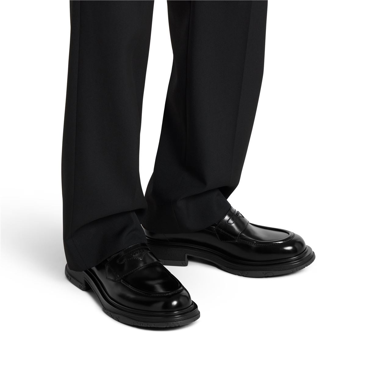 Men's loafer with tonal logo-GUCCI-Verso