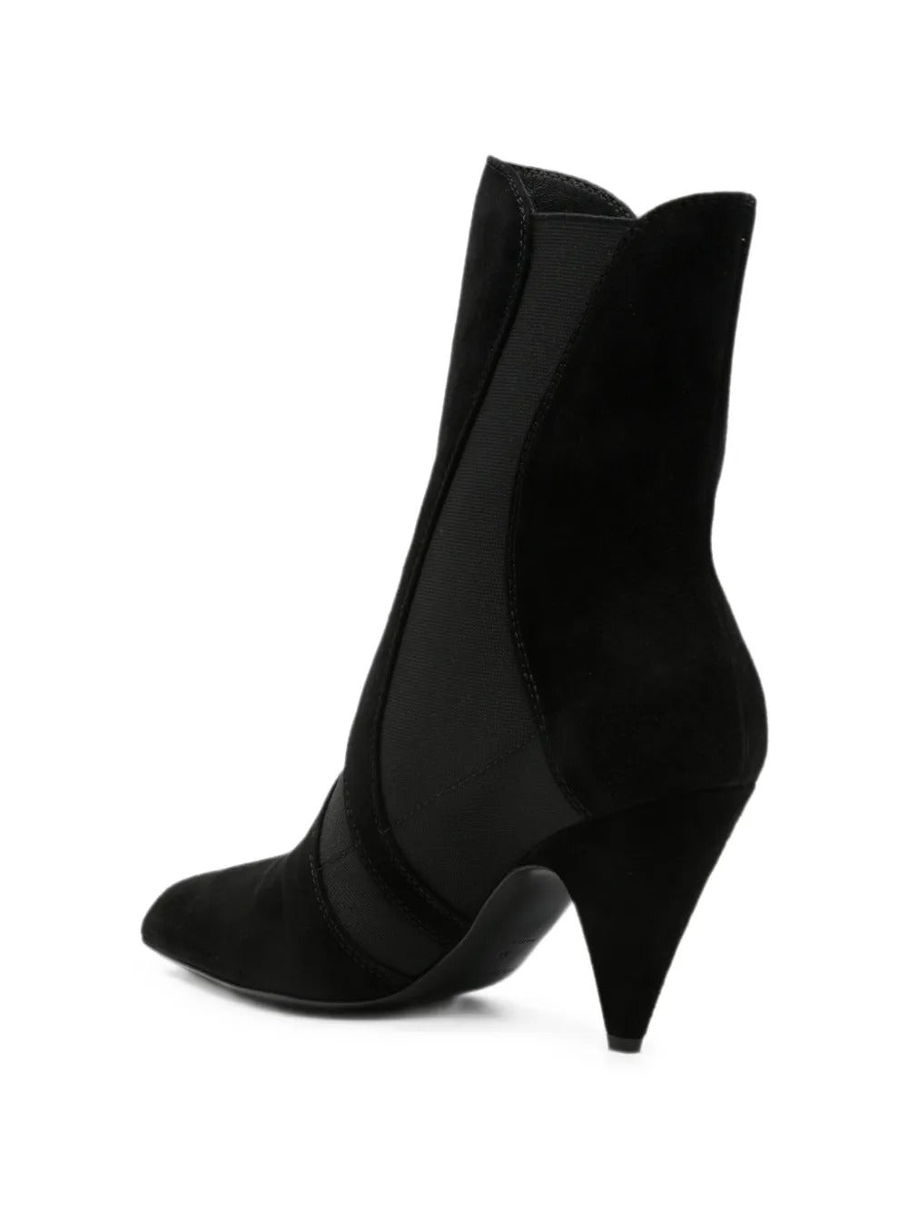 Mesh-insert pointed-toe ankle boots-SERGIO ROSSI-Verso