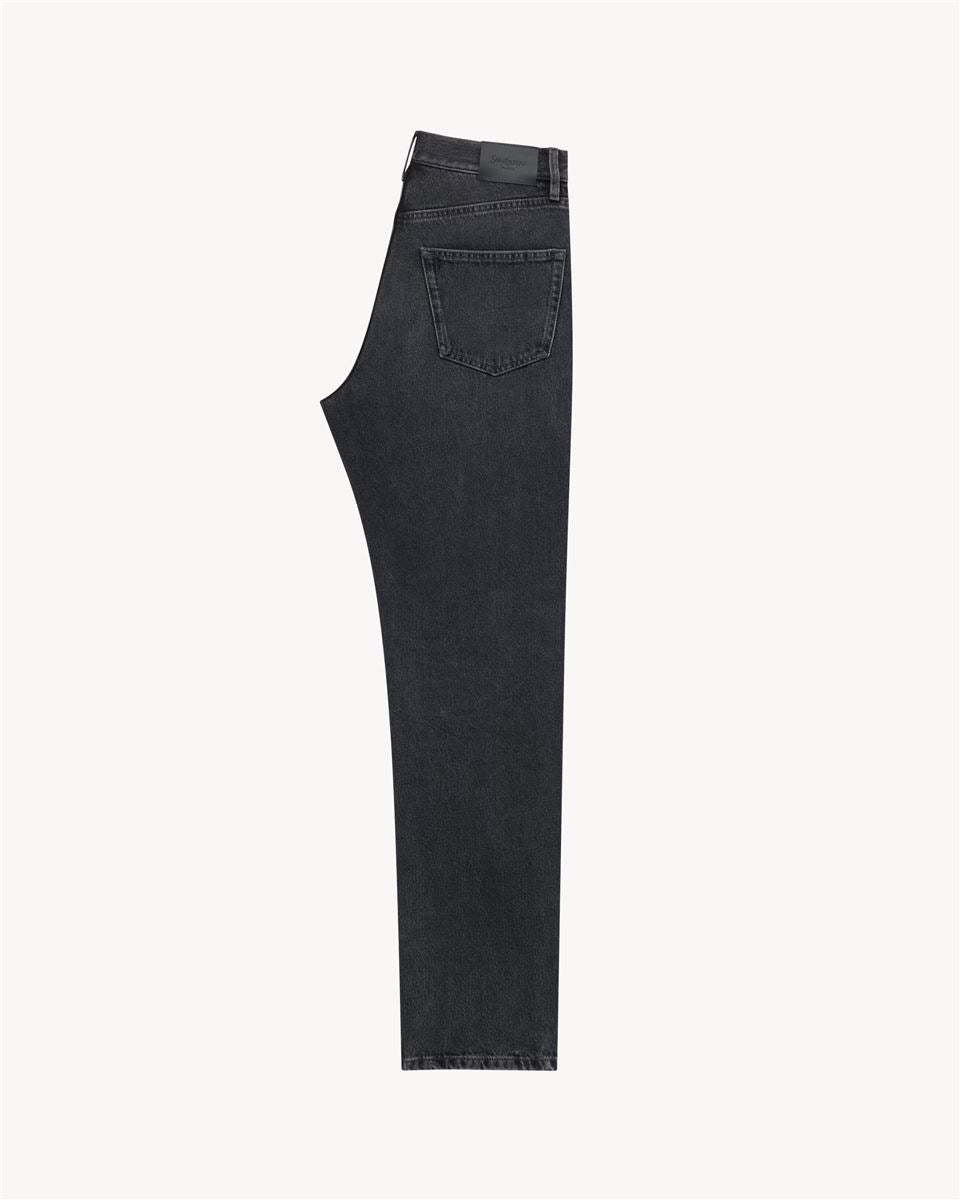 Mick Long Jeans in Westwood Black Denim-SAINT LAURENT-Verso