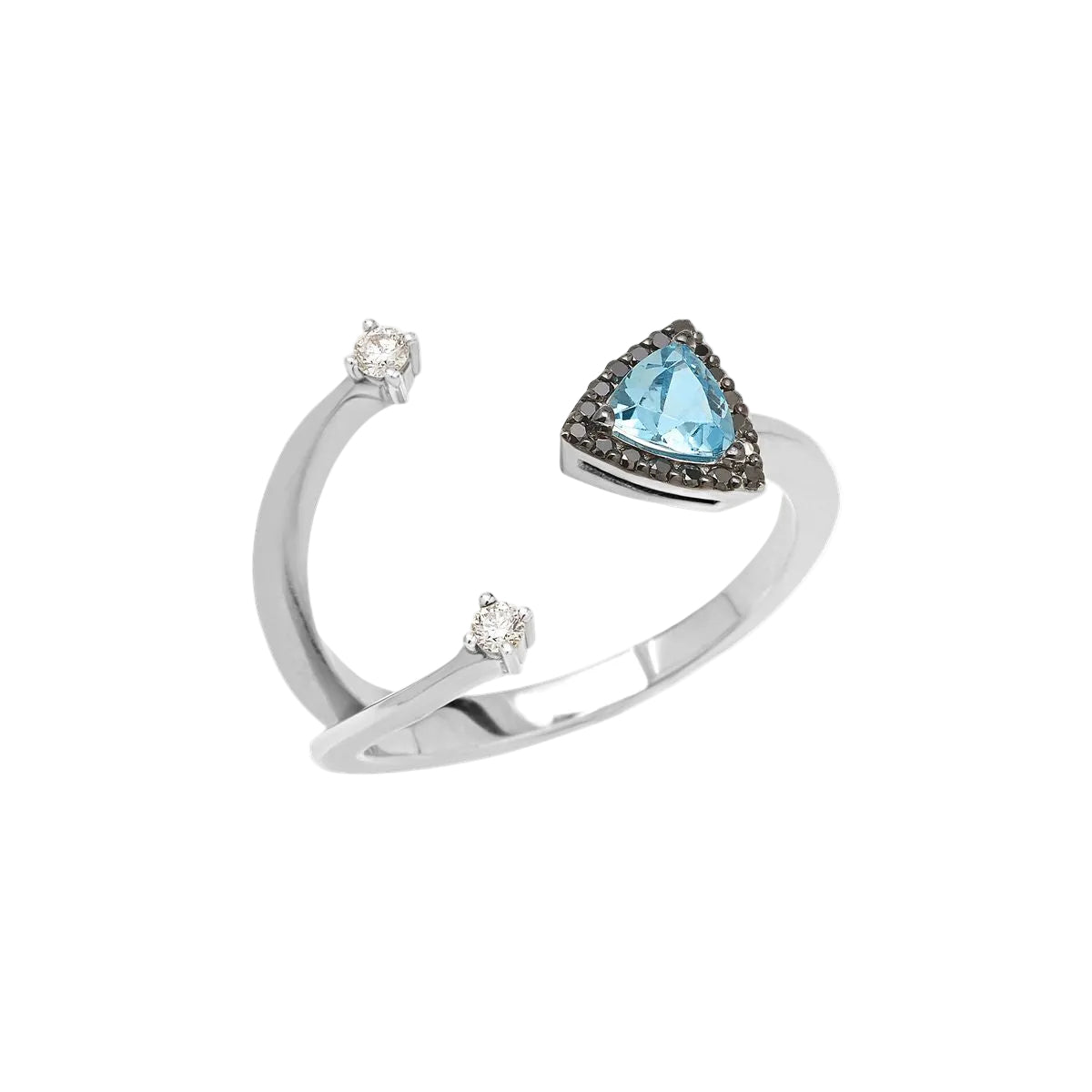 Micro blue topaz ring-ANAPSARA-Verso
