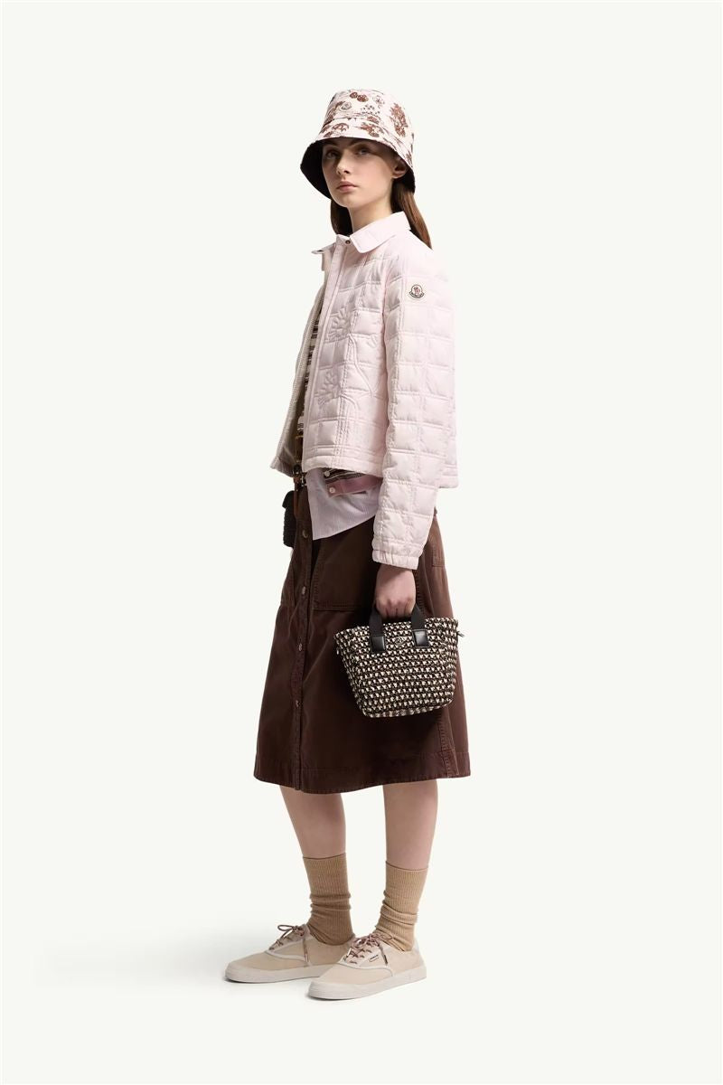 Micro caradoc raffia tote bag-MONCLER-Verso