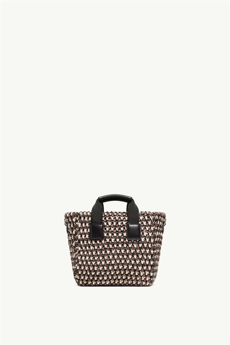 Micro caradoc raffia tote bag-MONCLER-Verso