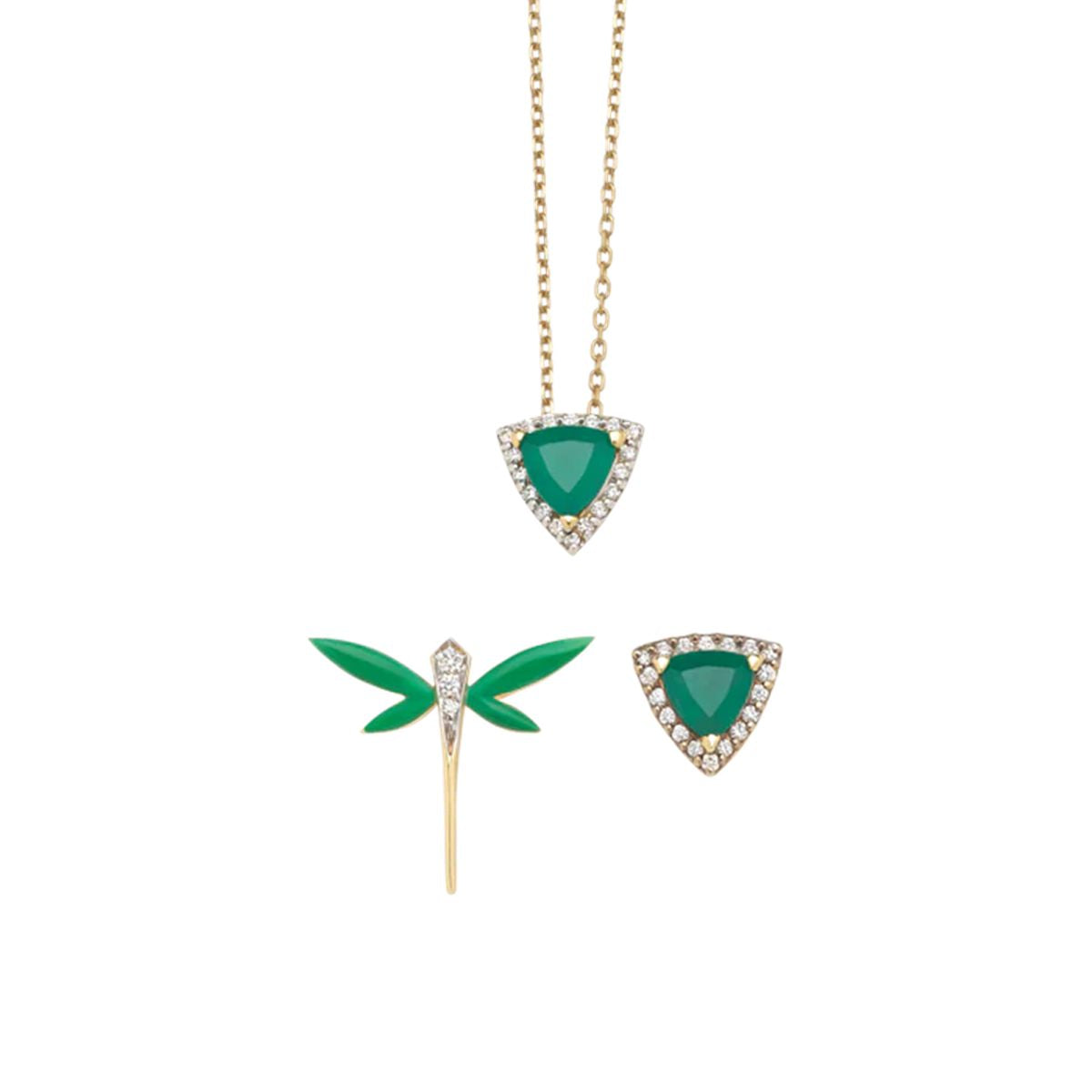 Micro cosmos green onyx 3-set-ANAPSARA-Verso
