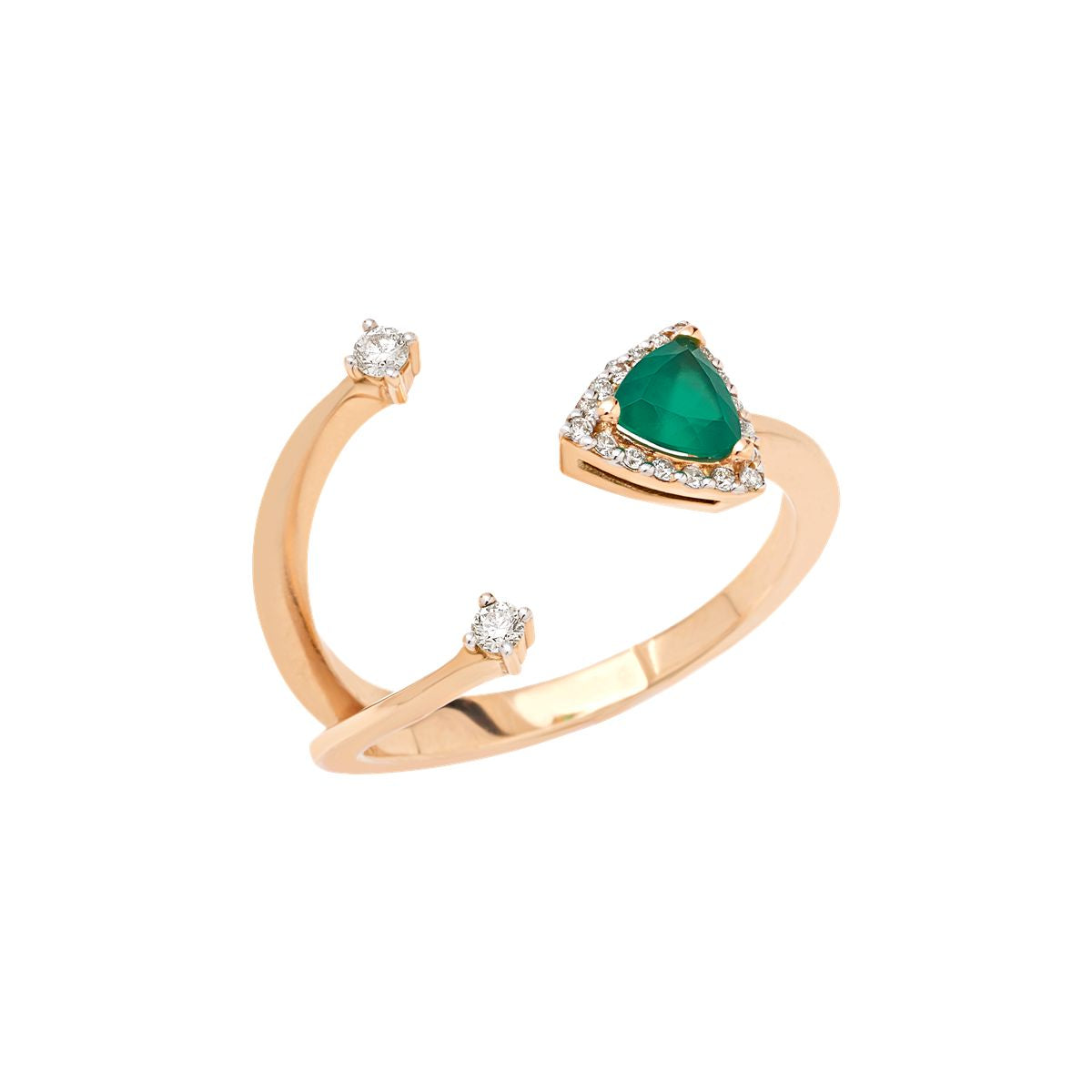 Micro green onyx ring-ANAPSARA-Verso