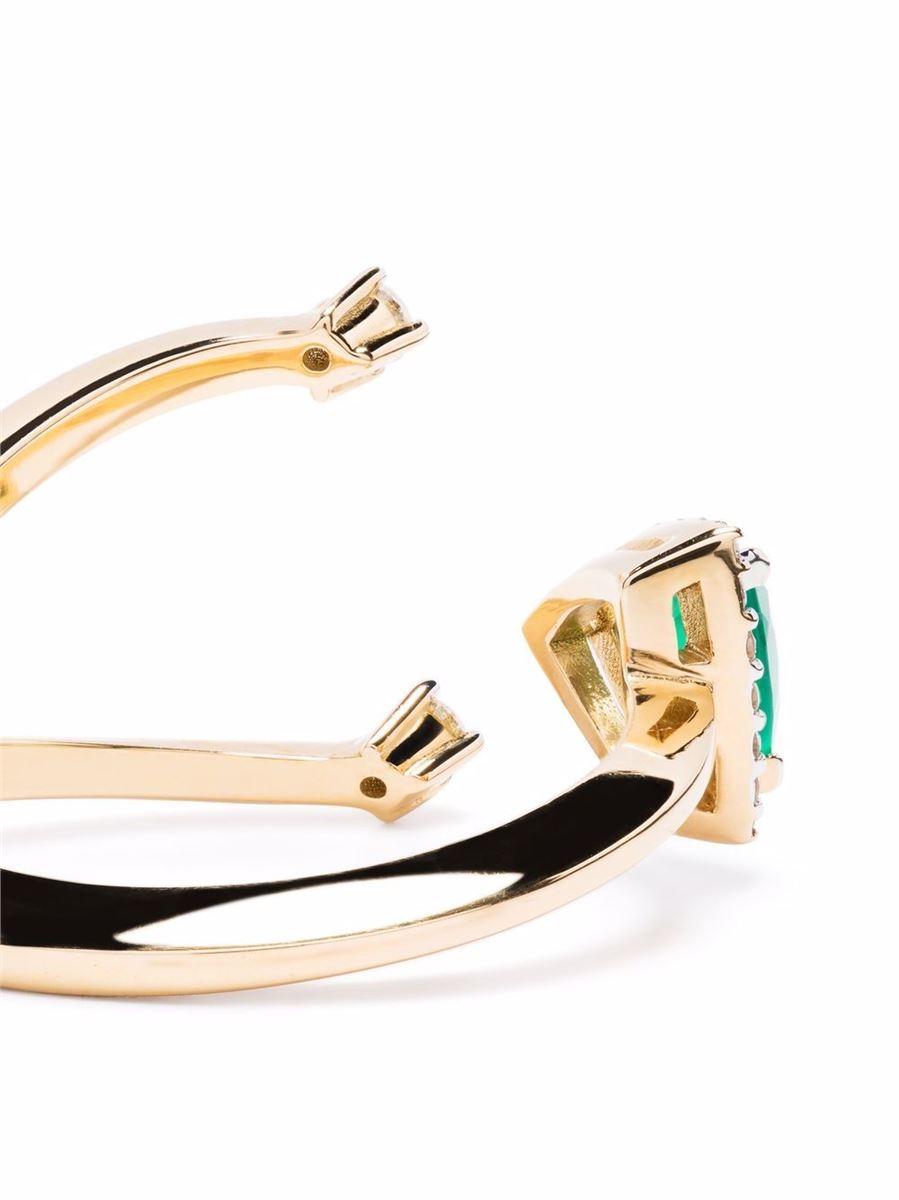 Micro green onyx ring-ANAPSARA-Verso