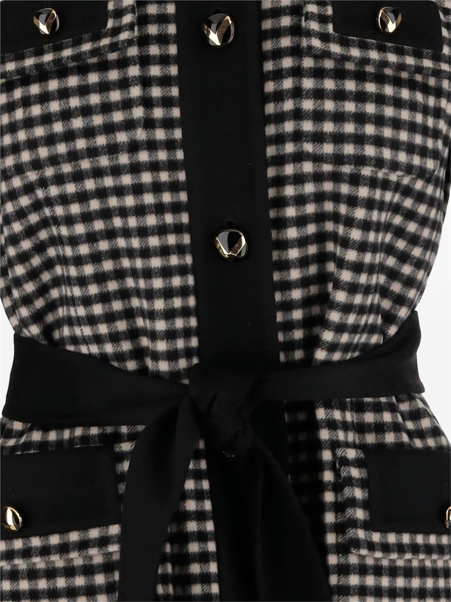 Micro vichy coat-VALENTINO-Verso