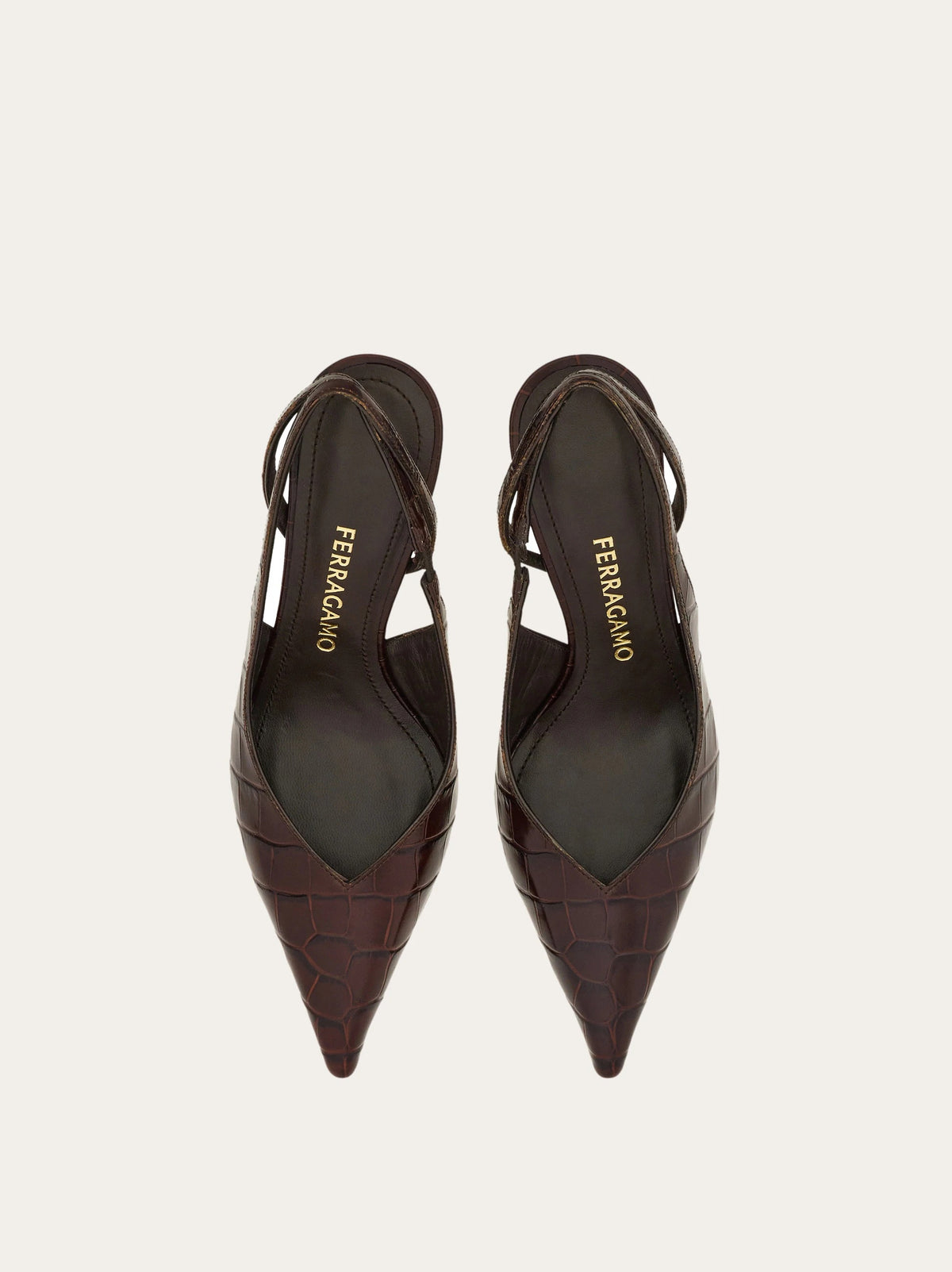 Mid heel slingback-FERRAGAMO-Verso