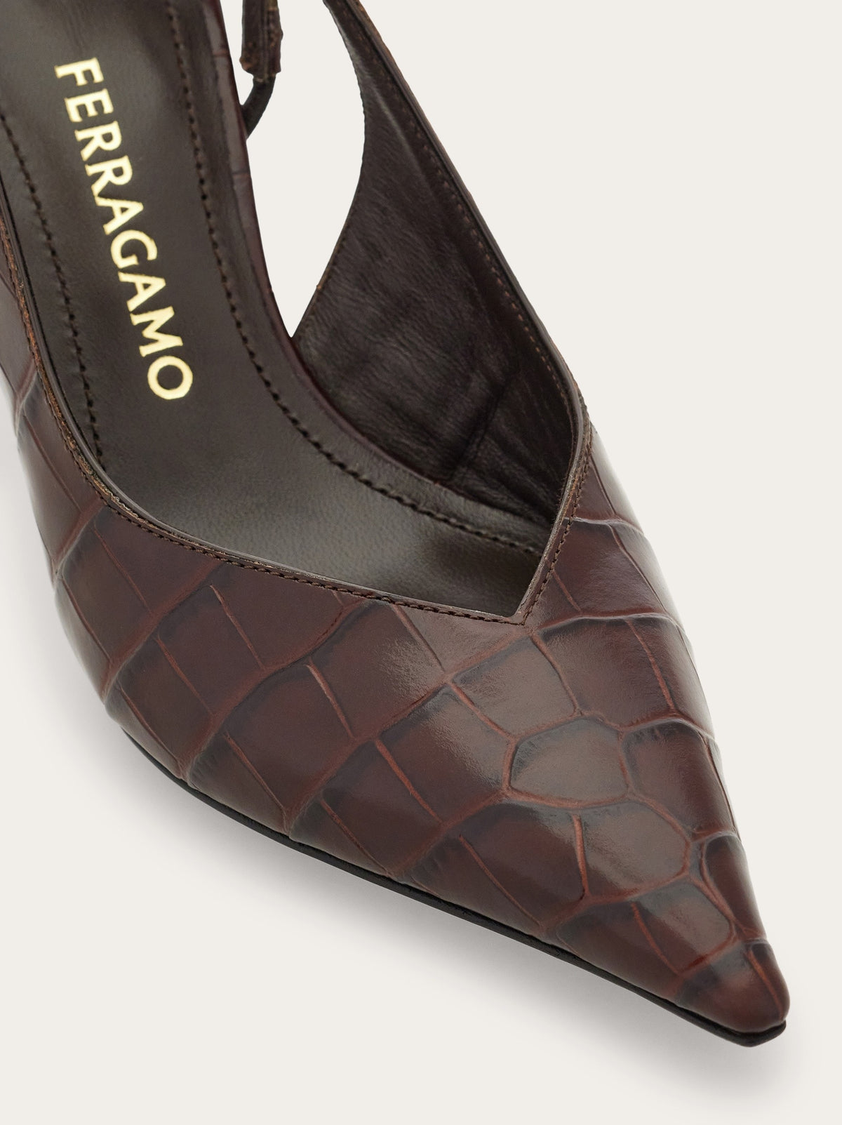 Mid heel slingback-FERRAGAMO-Verso