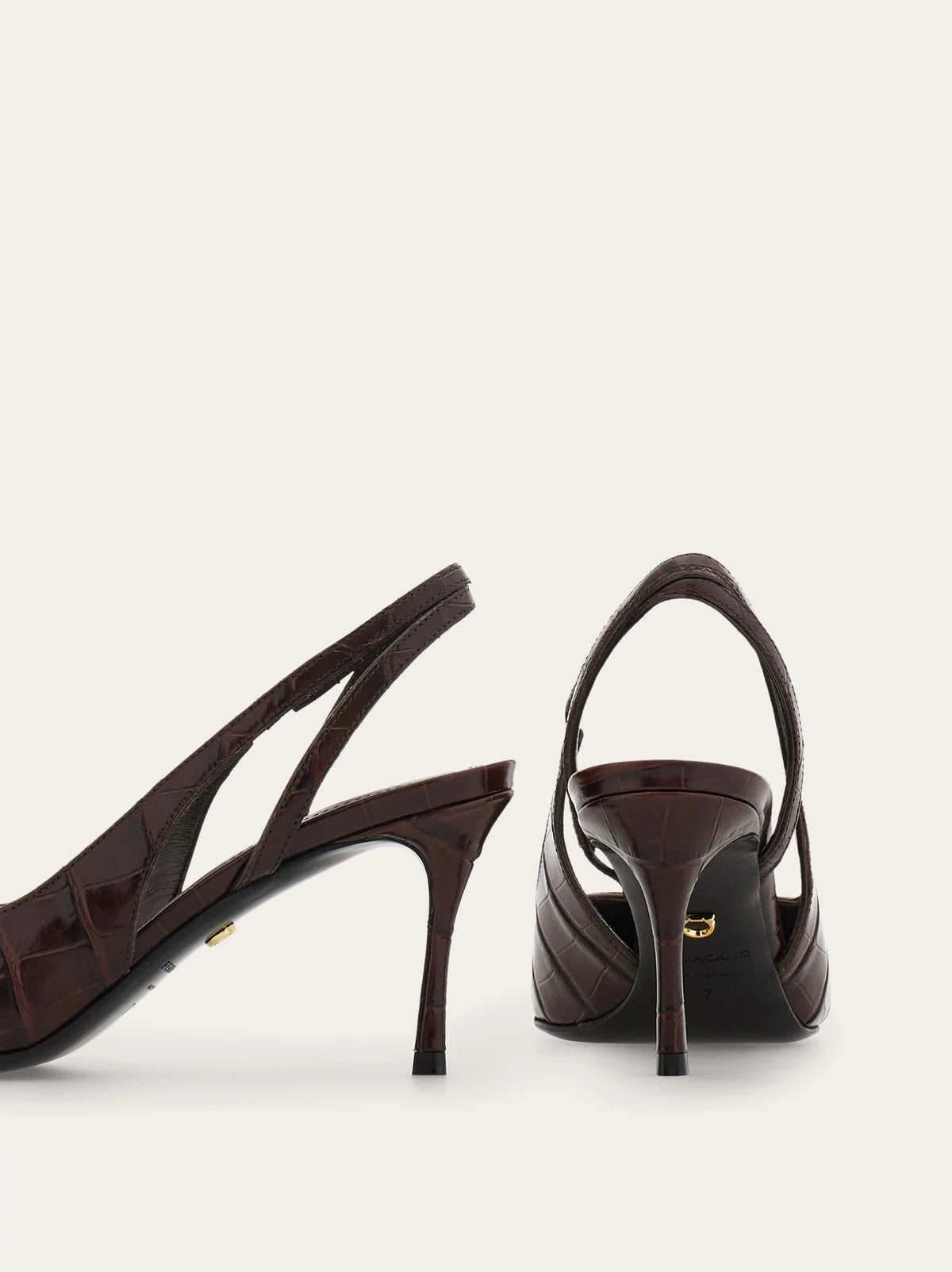 Mid heel slingback-FERRAGAMO-Verso