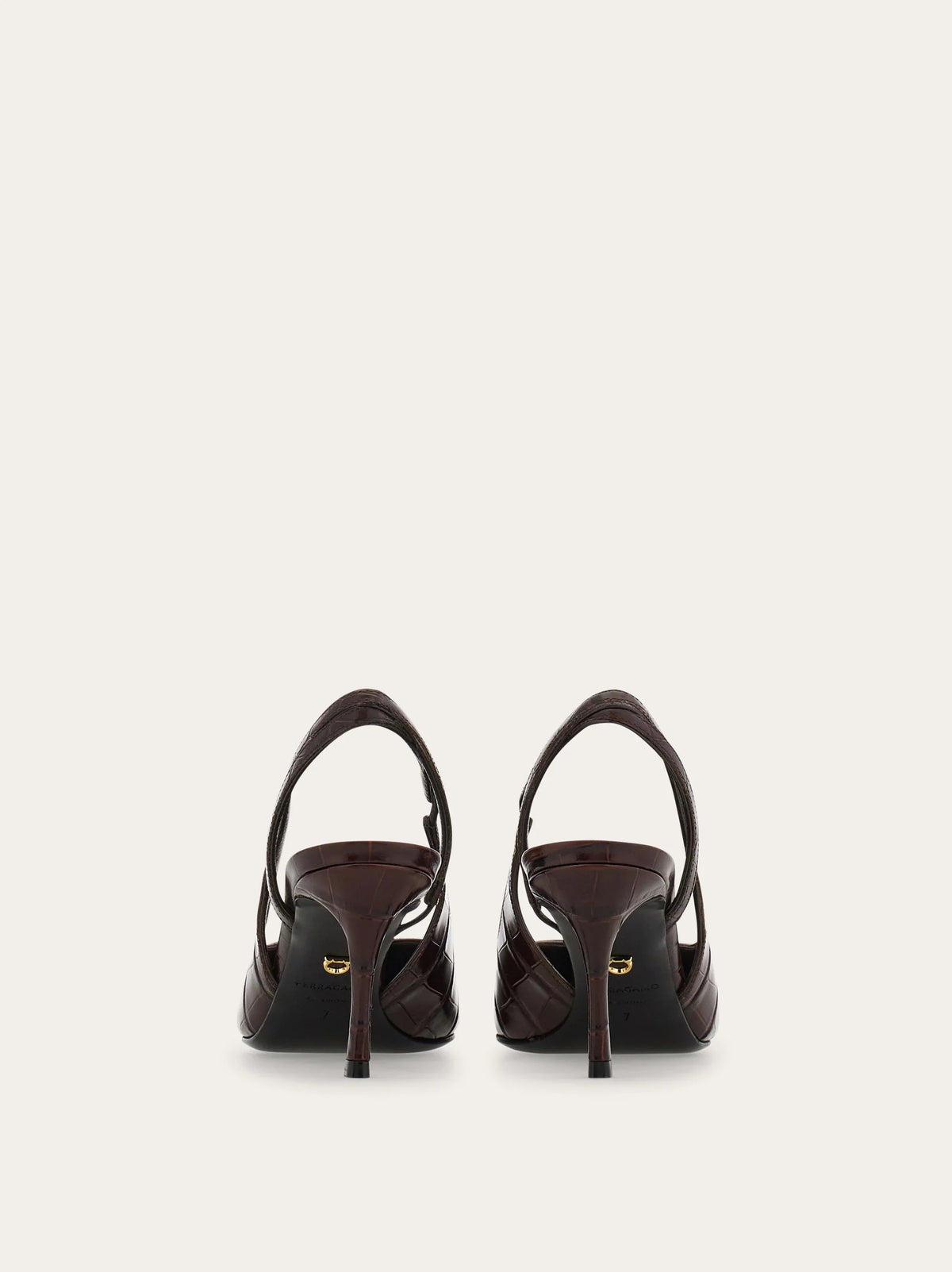 Mid heel slingback-FERRAGAMO-Verso
