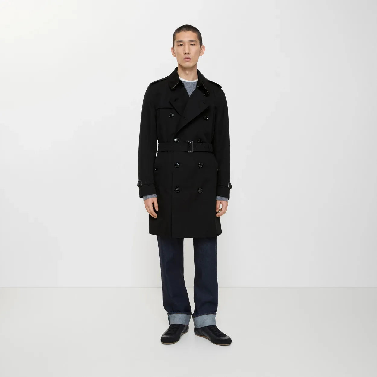 Mid-length kensington heritage trench coat-BURBERRY-Verso