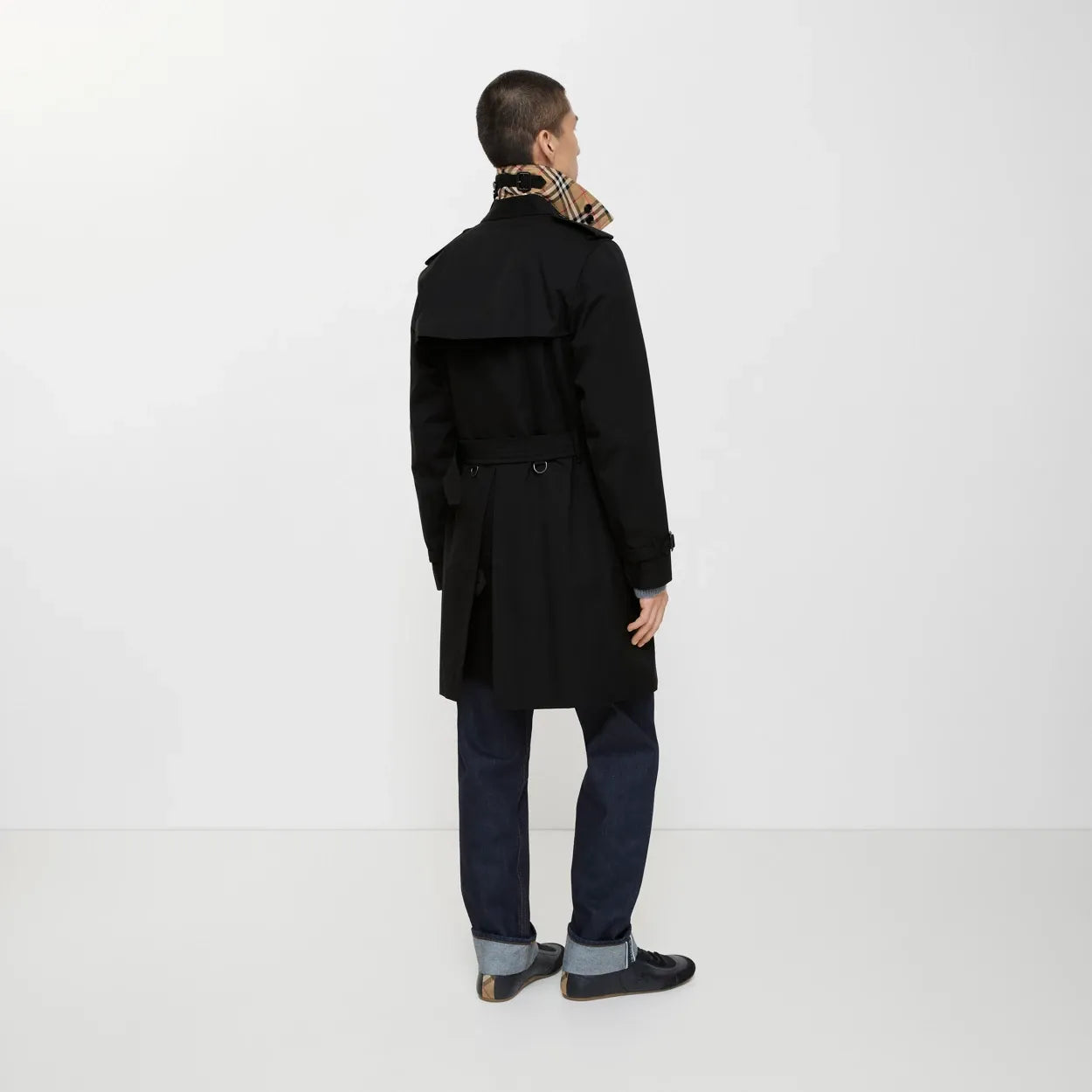 Mid-length kensington heritage trench coat-BURBERRY-Verso