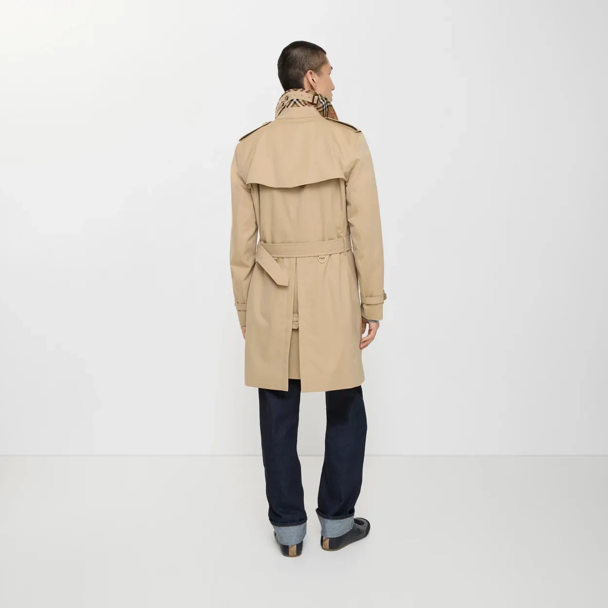 Mid-length kensington heritage trench coat-BURBERRY-Verso