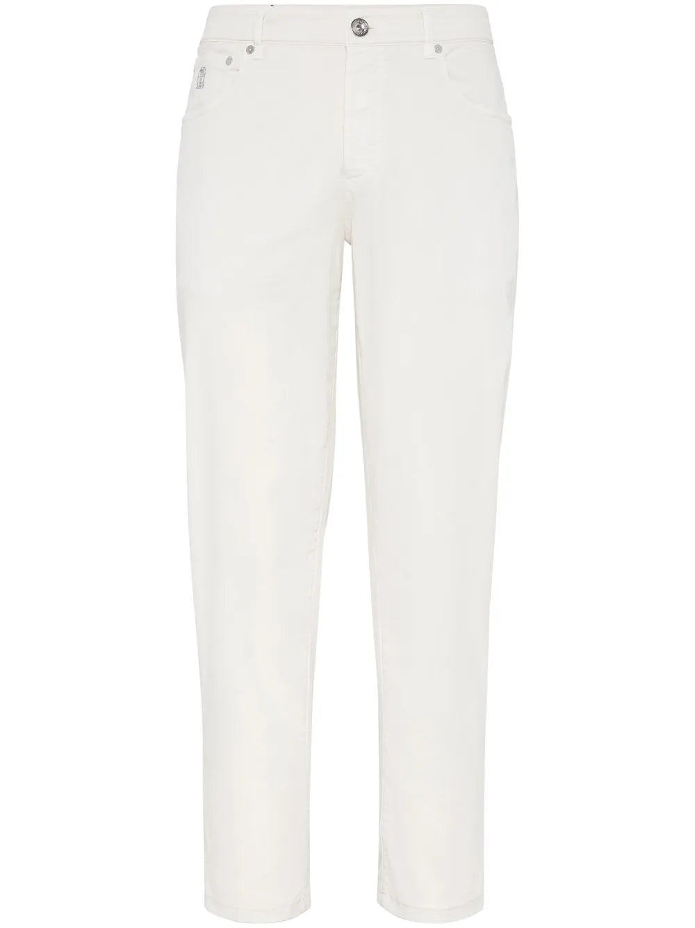 Mid-rise straight-leg trousers-BRUNELLO CUCINELLI-Verso