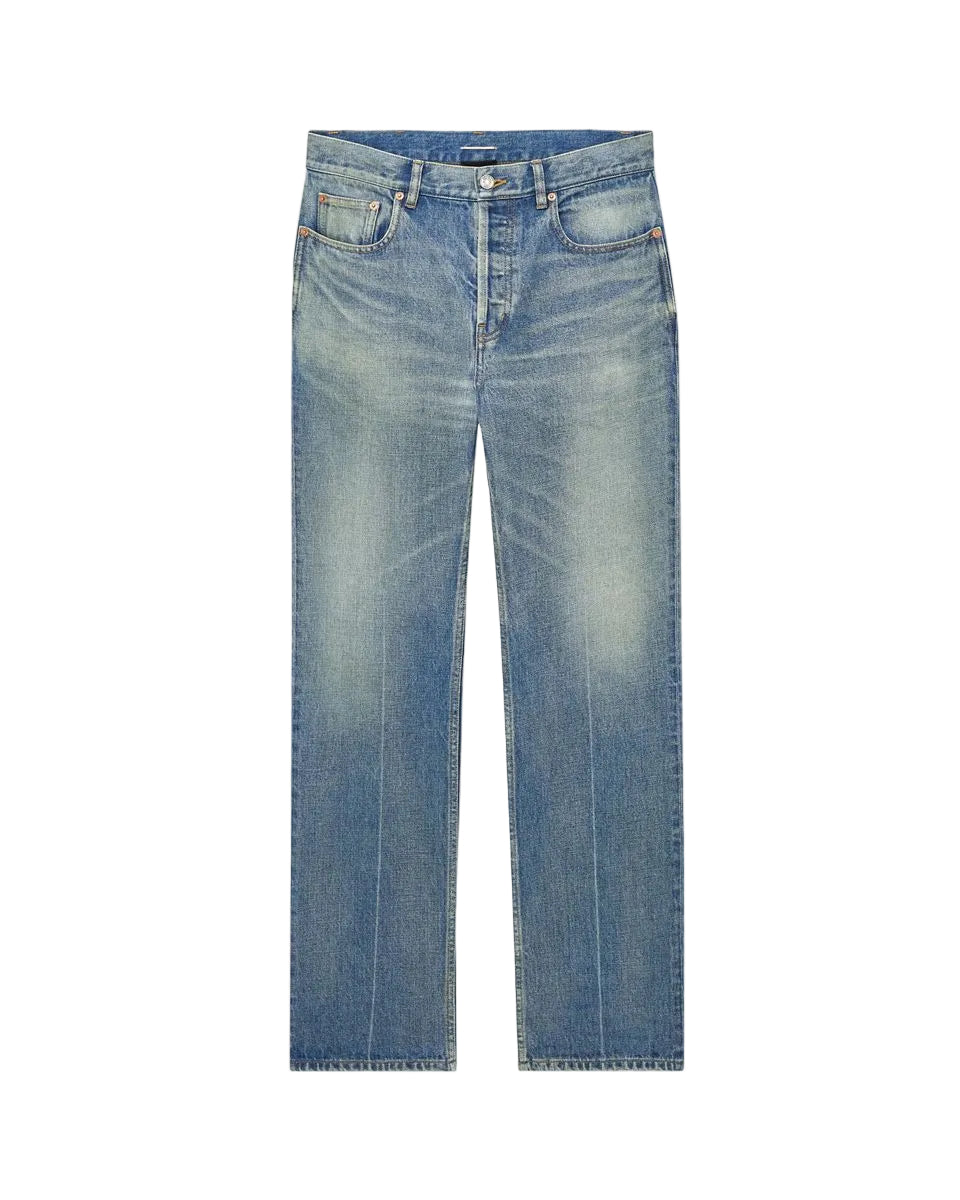 Tapered mid rise jeans-SAINT LAURENT-311069-30-Verso