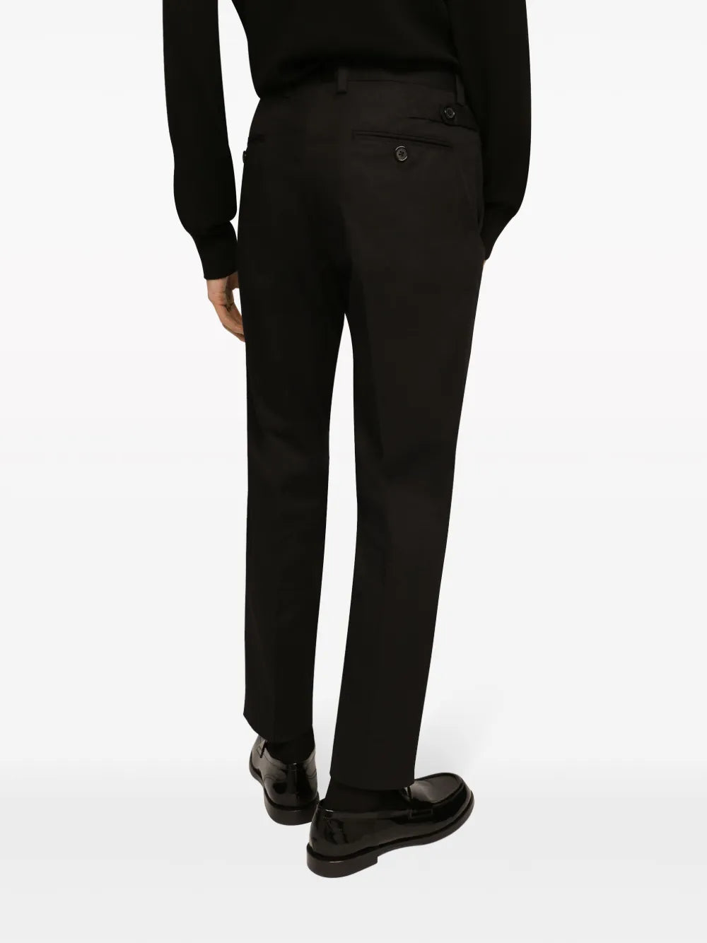 Mid-rise Tapered-leg Trousers-DOLCE & GABBANA-Verso